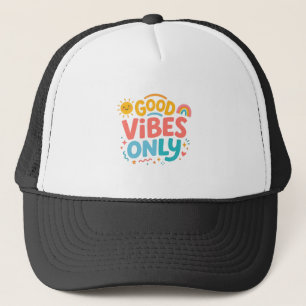 Nur gute Vibes Retro Trucker Hut Truckerkappe