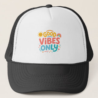 Nur gute Vibes Retro Trucker Hut Truckerkappe