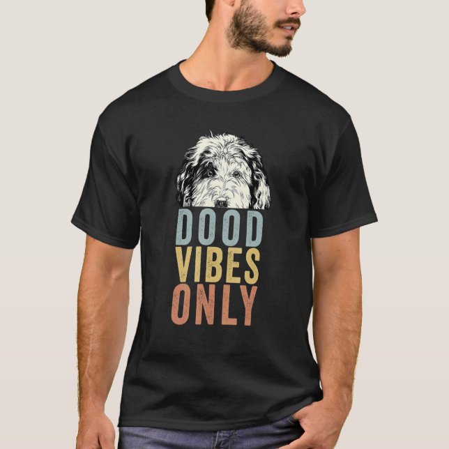 Nur gute Vibes Sheepadoodle Doodle Mama Sheeppoo  T-Shirt (Vorderseite)