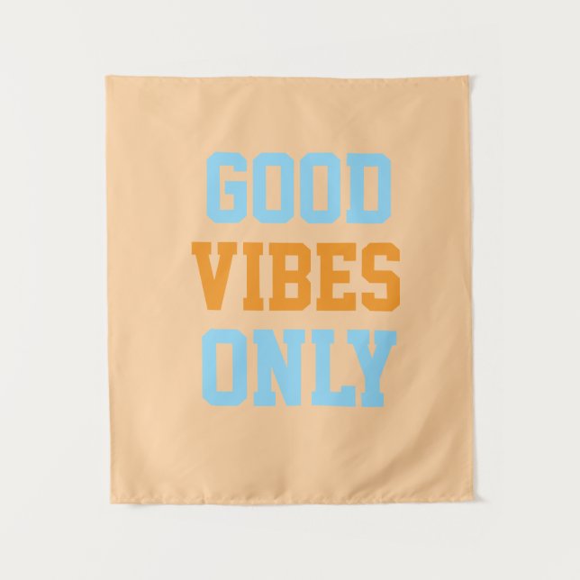 Nur gute Vibes  Wandteppich (Vorderseite)