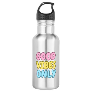 Nur Gute Vibes Wasserflasche