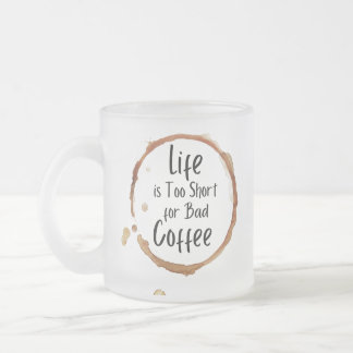 Nur Guter Kaffee Milchglas Tasse