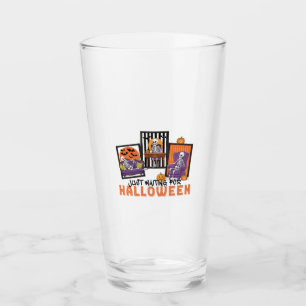 Nur Halloween Herbst Stimmung erwarten Glas