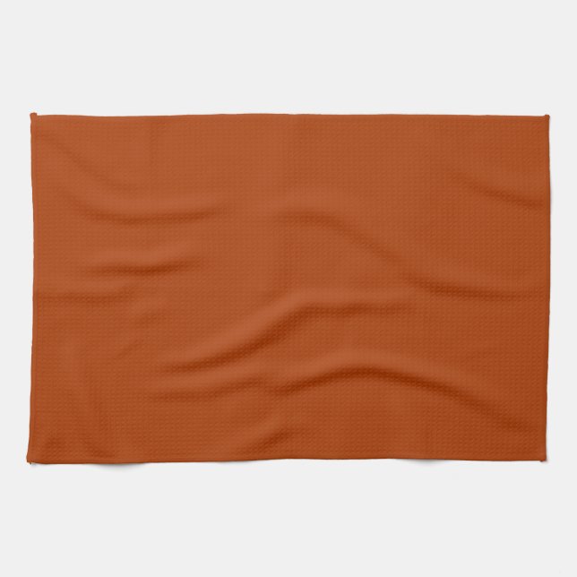 Nur Herbst-Goldtiefer Rost-orange Farbe Handtuch (Horizontal)