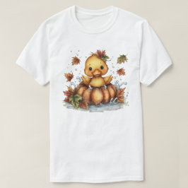Nur herumhängen, Herbstente spielen in Pumpkin T-Shirt