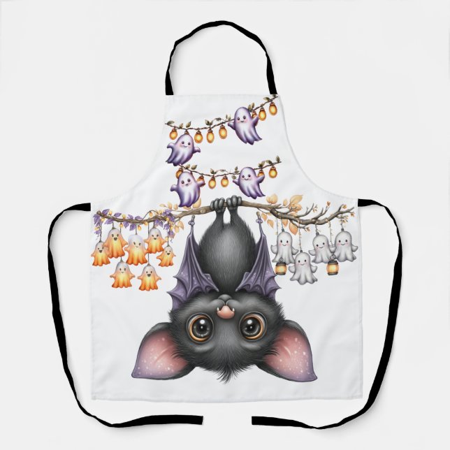 Nur herumhängend, Fledermäuse Schürze (Vorderseite)