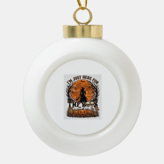 Nur hier Boos Halloween Hexenmond Kürbisse_1 Keramik Kugel-Ornament