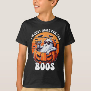 Nur hier für Boos Ghost Funny Men Women Hallo T-Shirt