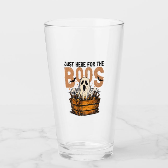 Nur hier für das Buh Halloween Glas (Vorderseite)