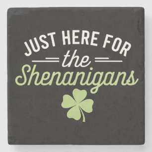 Nur Hier Für Den St. Patrick's Day Schabernack Steinuntersetzer