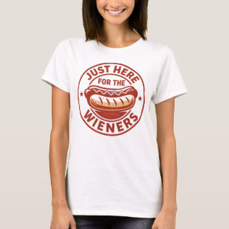 Nur hier für die Dackeln T-Shirt
