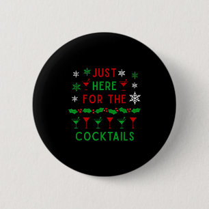 Nur hier für die Schwänze Weihnachten Boozy Xmas F Button