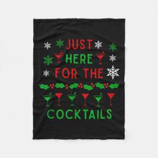 Nur Hier Für Die Schwänze Weihnachten Boozy Xmas F Fleecedecke