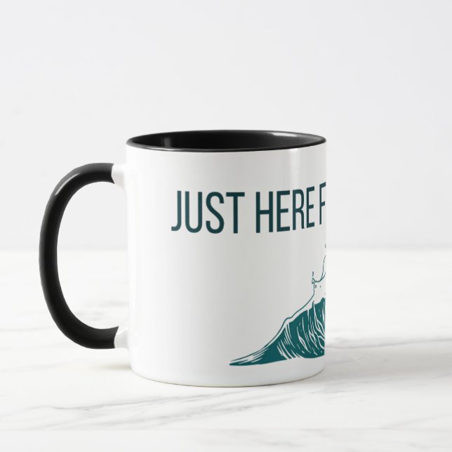 Nur Hier Für Die Stimmung Tasse  (Links)