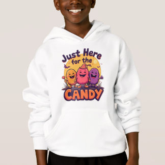 Nur Hier für die Süßigkeiten – Lustige Halloween-Z Hoodie