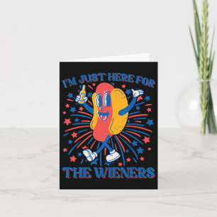 Nur Hier Für Die Wiener Würstchen Lustiger 4. Juli Karte