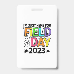 Nur hier für Field Day 2023 Friedenszeichen Lehrer Ausweis