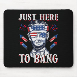 Nur Hier Um Abraham Lincoln 4. Juli Feuerwerk Zu N Mousepad