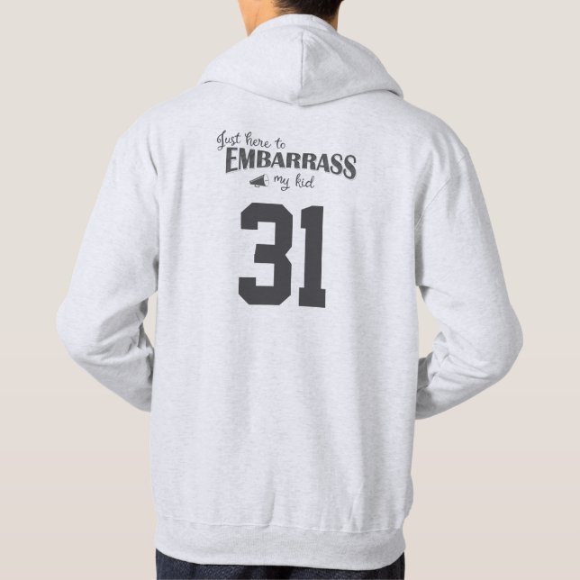 Nur hier, um mein Kind zu umarmen Hoodie (Rückseite)