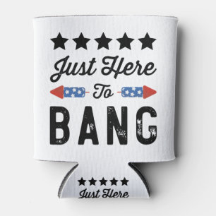 Nur Hier Um Patriotisch Zum 4. Juli Zu Feiern Gesc Dosenkühler