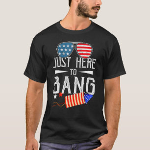 Nur hier zu Bang 4. Juli Feuerwerk Patriotic T-Shirt