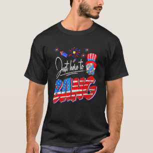 Nur hier zu Bang Gnome amerikanische Flag Firework T-Shirt
