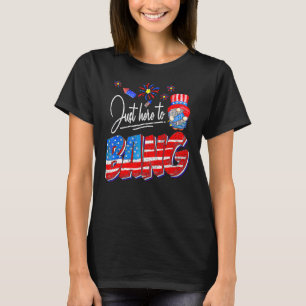 Nur hier zu Bang Gnome amerikanische Flag Firework T-Shirt