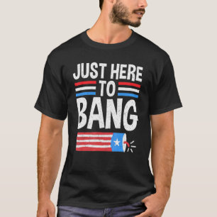 Nur hier zum Bang Patriotic 4. Juli Feuerwerk T-Shirt
