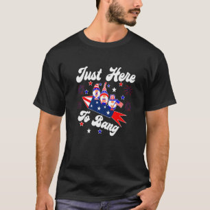 Nur hier zum Bang Patriotic Gnomes Fireworks 4th O T-Shirt