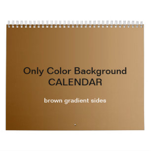 Nur Hintergrundkalender für die Farbe - Braune Gra Kalender