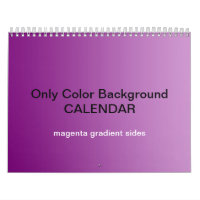 Nur Hintergrundkalender für Farben - Magenta-Farbv