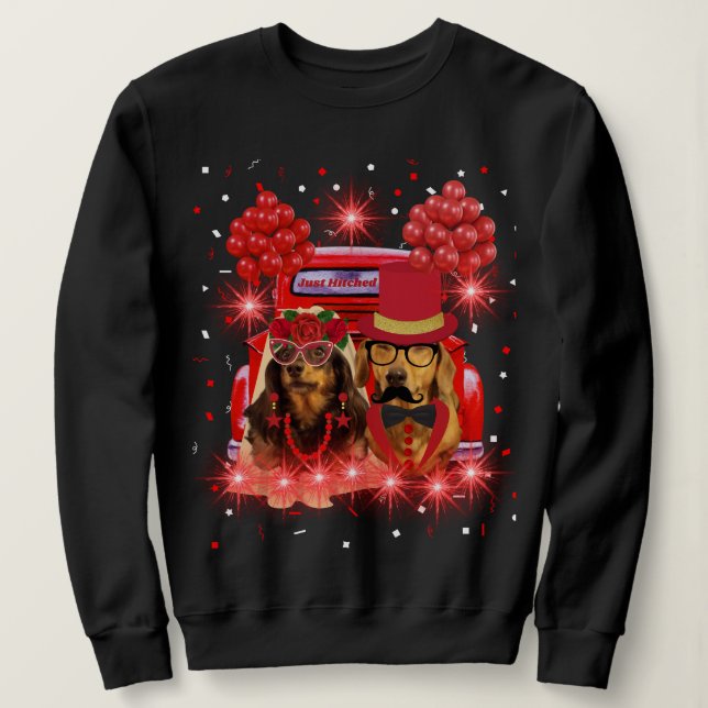 Nur Hitched Ladys' Sweatshirt (Design vorne)