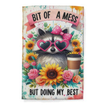 Nur Hot Mess Raccoon Vibes