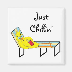 Nur Hühnchen abkühlen Magnet