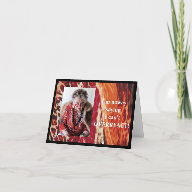 Nur ich bin Mich Karte (Vorderseite)