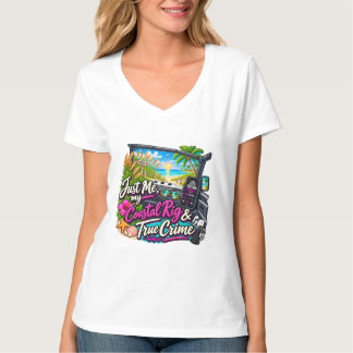 Nur Ich, mein weißes Küstenfahrzeug und wahre Verb T-Shirt