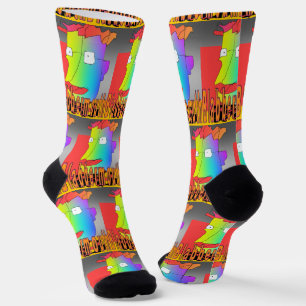 Nur Ihre Größe Blabbermouth Whimsy Crew Socken