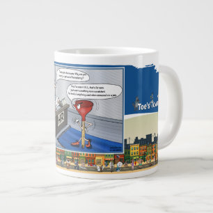 Nur in einer Klemme Bürohumor Jumbo-Tasse