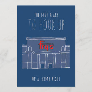 Nur in Silicon Valley Grußkarte: Freitagabend Karte