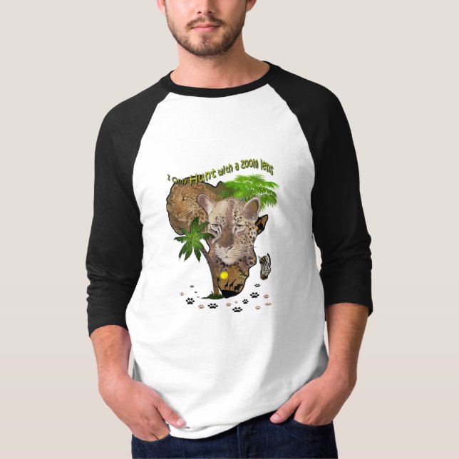 Nur Jagd mit Zoomlinse T-Shirt (Vorderseite)