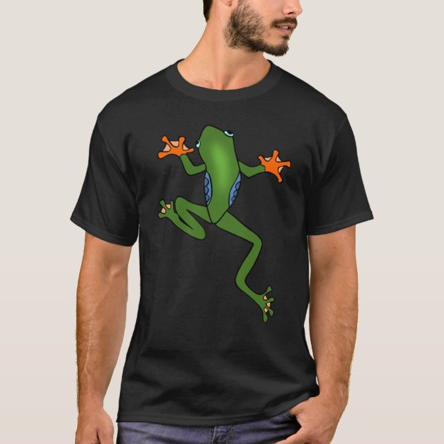 Nur jemand, der farbenfrohe Baumfrösche Liebe T-Shirt (Vorderseite)