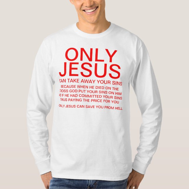 Nur Jesus T-Shirt (Vorderseite)