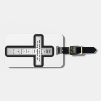 Nur John-3:16 Kreuz Gepäckanhänger