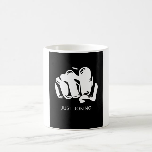 Nur Joking Funny Spaß Design Kaffeetasse (Mittel)