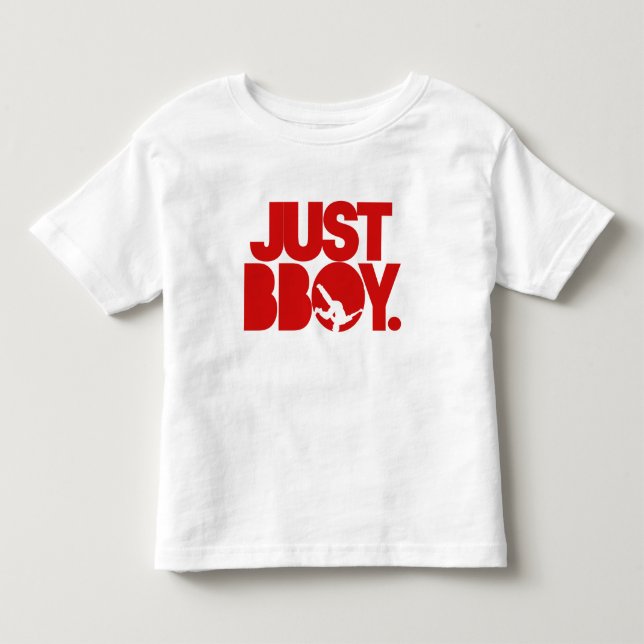Nur Junge - rot Kleinkind T-shirt (Vorderseite)