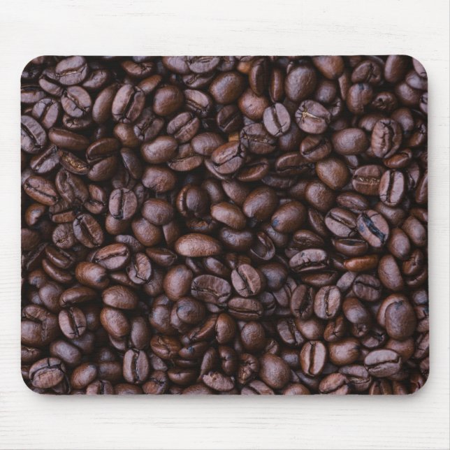 Nur Kaffeebohnen Mousepad (Vorne)