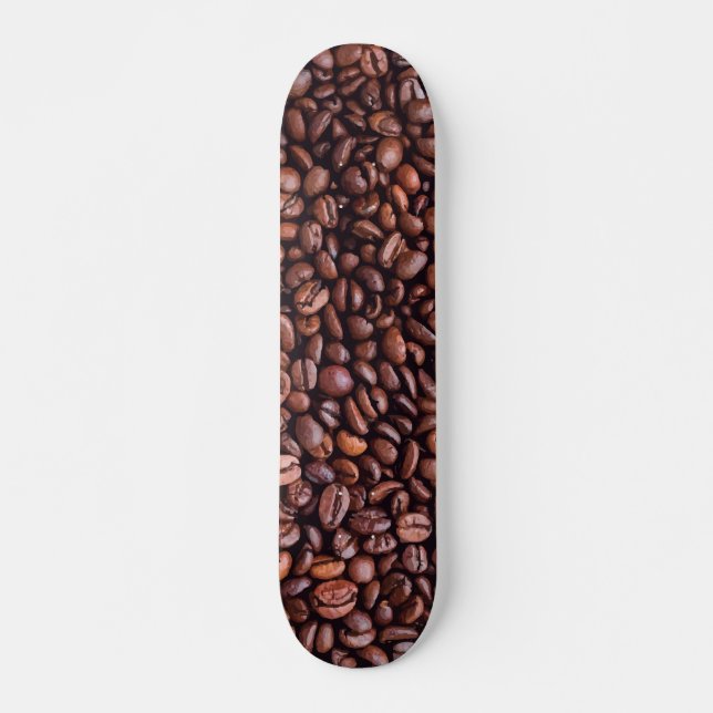 Nur Kaffeebohnen Skateboard (Vorne)