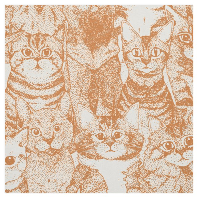 nur Kätzchen würzen Stoff (Muster)