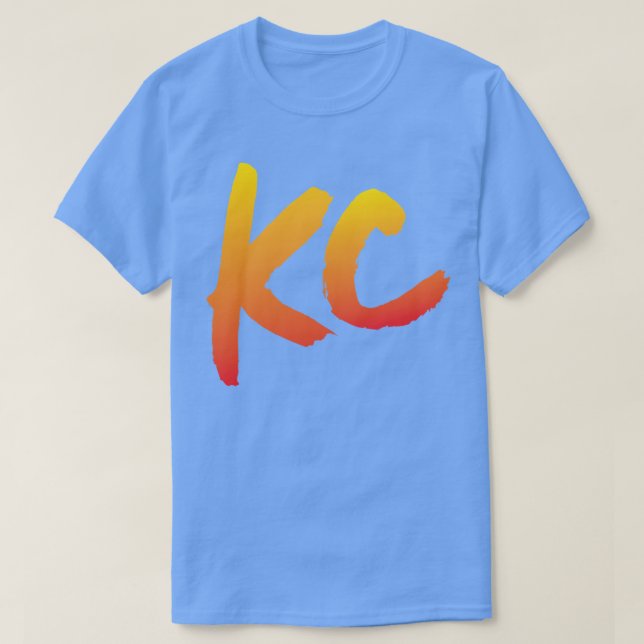 Nur KC rot fade T-Shirt (Design vorne)