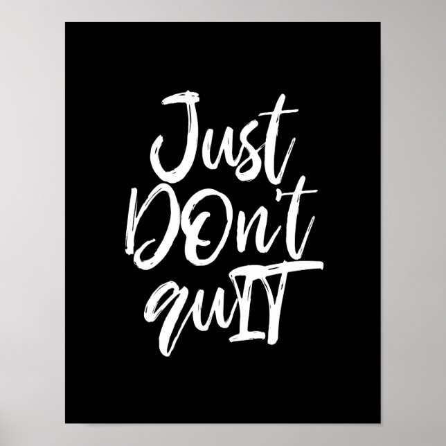 Nur kein Motivierend Zitat Poster (Vorne)